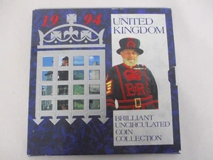 1994 Reino Unido brillante colección de monedas sin circular ~ sellada como nueva - Imagen 1 de 2