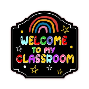 Heritage Plus Welcome To My Classroom Wall or Door Sign | School Signage - Picture 1 of 36