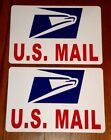 (2)  U.S. MAIL Magnetic Sign  USPS - 8" X 12" USA Made FREE SHIP Rounded Corners