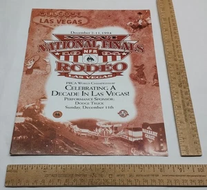 1994 NFR DAILY RECAP / Scoresheet - Dec 11 NATIONAL FINALS RODEO -listing #8771 - Picture 1 of 6