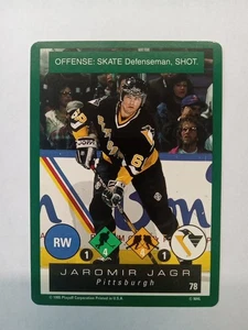 1995-96 Jaromir Jagr Playoff Hockey One on One Challenge #78 Pinguine kostenloser Versand! - Bild 1 von 2