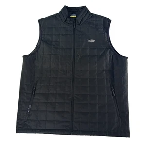 AFTCO Vest 2XL Pufferfish 300 Insulated Quilted Full Zip Black Outdoors Jacket - Picture 1 of 10