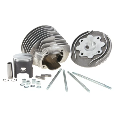 GRUPPO TERMICO EVOLUTION 130 CC Ø 57 POLINI PIAGGIO VESPA N L R SPECIAL 50 - Immagine 1 di 3