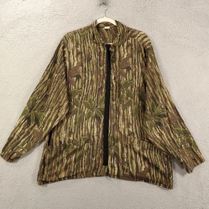 Vintage Lightweight Realtree Camo Jacket Mens M Hunting  Bug Screen Net Full Zip - Picture 1 of 11