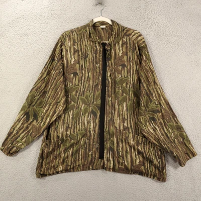 Vintage Lightweight Realtree Camo Jacket Mens M Hunting  Bug Screen Net Full Zip - Image 1 of 4