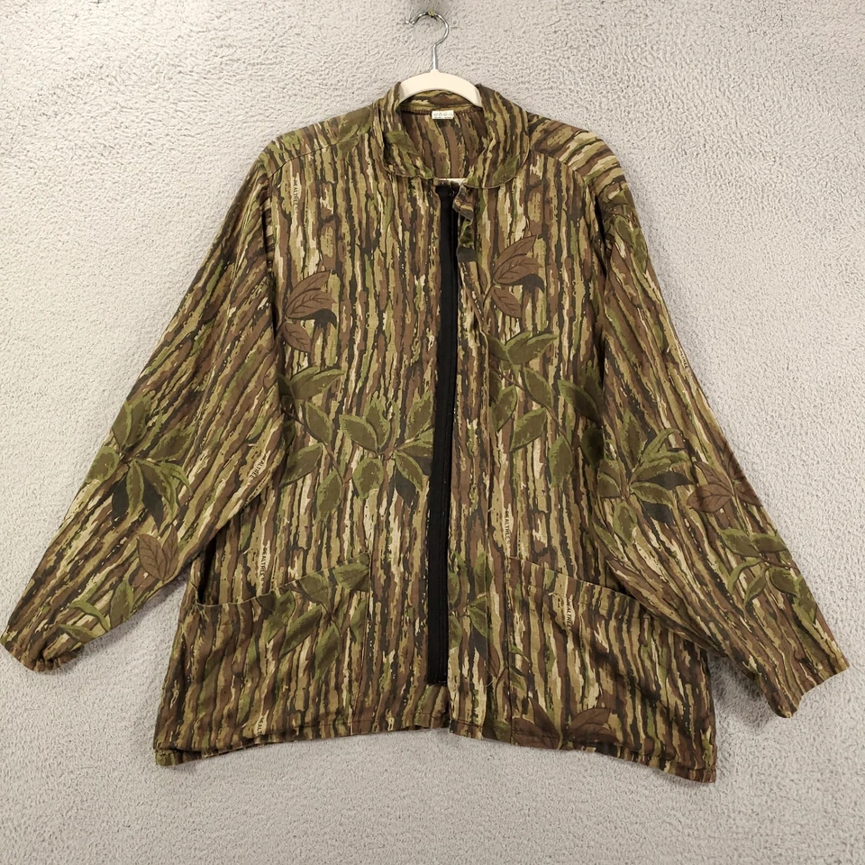 Vintage Lightweight Realtree Camo Jacket Mens M Hunting  Bug Screen Net Full Zip - Image 1 of 4