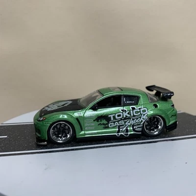 Jada Toys Import Racer #018 Mazda RX-8 Green/Black Tokico Gas Shocks 1:64 NM - Image 1 of 4