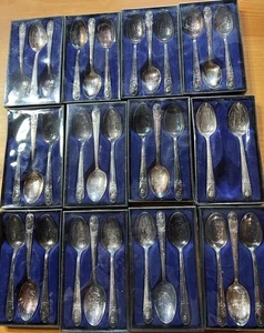 Colección Cuchara Conmemorativa Presidentes De Colección Wm. Placa de plata Rogers 35 piezas - Imagen 1 de 7