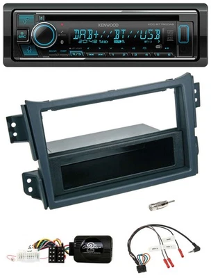Kenwood Lenkrad Bluetooth DAB USB CD Autoradio für Opel Agila B Suzuki Splash 20 - Bild 1 von 4