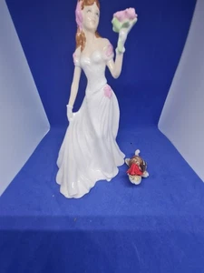 ROYAL WORCESTER THE BRIDE 2008 Figurine Les Petites - Picture 1 of 6
