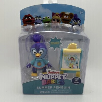 Disney Junior Muppet Bebés Verano Pingüino Posable Figura y Caballete Juego Nuevo Foto 1 de 4