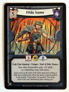 Anillos Hida Isamu L5R Leyenda de los Cinco CCG Edición Diamante DE - Imagen 1 de 1