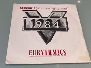 Eurythmics - SexCrime (Nineteen Eighty-Four) - Vinyl Record 7" Single - 1984 - Picture 1 of 4