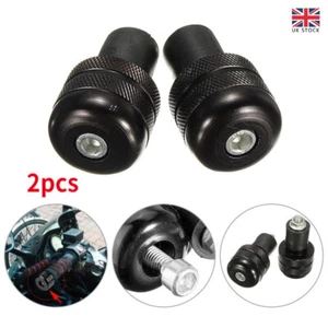 2PCS 7/8" Hot MOTORCYCLE BAR END PLUGS WEIGHT BIKE ALUMINUM HANDLEBAR GRIPS 22MM - Picture 1 of 12