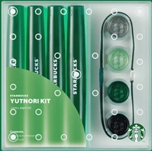 Starbucks korea 2024 Lunar New Year Yutnori Kit green - Picture 1 of 1