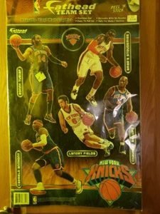 NBA Fathead New York Knicks Team Set Juego de gráficos de pared de vinilo reutilizable - Imagen 1 de 4