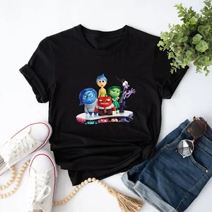 Disney Pixar Inside Out 2 Emotional Group Movie Poster Kids Adults T-Shirt - Picture 1 of 7