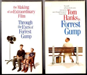 2 VHS TAPES FORREST GUMP & THE THROUGH THE EYES OF FORREST GUMP -TOM HANKS 1994 - Picture 1 of 2