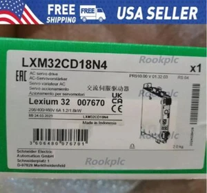 LXM32CD18N4 Servo Drive new via FedEx or DHL Fast Shipping - Picture 1 of 2