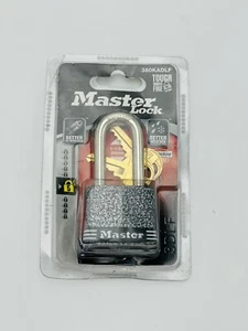 Master Lock 380KADLF Rust-Oleum Certified Laminated Steel Padlock w/ 2 Keys - Picture 1 of 6