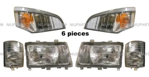 Headlight w/ Corner Lamp & Marker Light LH & RH Fit: Mitsubishi FUSO FE180 FE145 - Picture 1 of 2