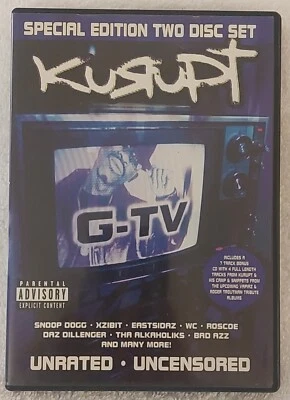 Kurupt - G-TV (DVD, 2002, 2-Disc Set) Bonus CD Included.  (Snoop Dogg, Daz, WC) - Image 1 of 3