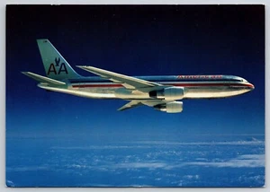 Postcard American Airlines 767-300 Luxury Liner airplane plane aircraft travel - Picture 1 of 2