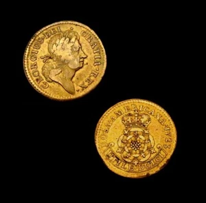 X146: 1723 George III American Colonial ROSA AMERICANA Penny, Breen 121 - Picture 1 of 2