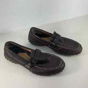 Born Brown Driver Loafer Women's Flats Size 9 Leather