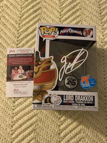 Jason David Frank Signed Funko Pop 17 JSA Authentication COA Lord Drakkon Rare Cover