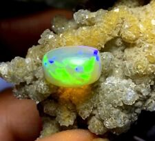 2.60 Cts Ethiopian Opal Natural Loose Gemstone Welo Multi Fire Cab Jewelry Stone