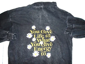 SUDADERA CON CAPUCHA PAC SUN VINTAGE EN NEGRO DESGASTADO CON GRÁFICO TRASERO TALLA MEDIANA - Imagen 1 de 4