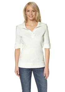 Troyer-Pullover Damen Pulli. FLASHLIGHTS. ecru. Gr. 36/38. NEU!!! - Bild 1 von 5