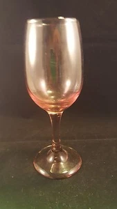 Pink Tint Stemmed Wine Glass - Picture 1 of 5