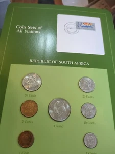 Franklin Mint Coin Sets of All Nations Republic Of South Africa - Picture 1 of 4