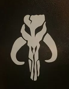 (2) Bantha Skull Boba Fett sticker vinilo calcomanía jdm divertido star wars honda coche - Imagen 1 de 3