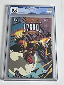 Batman: Sword of Azrael #1 CGC 9.6 (1992) 1. App. Azrael - Bild 1 von 2