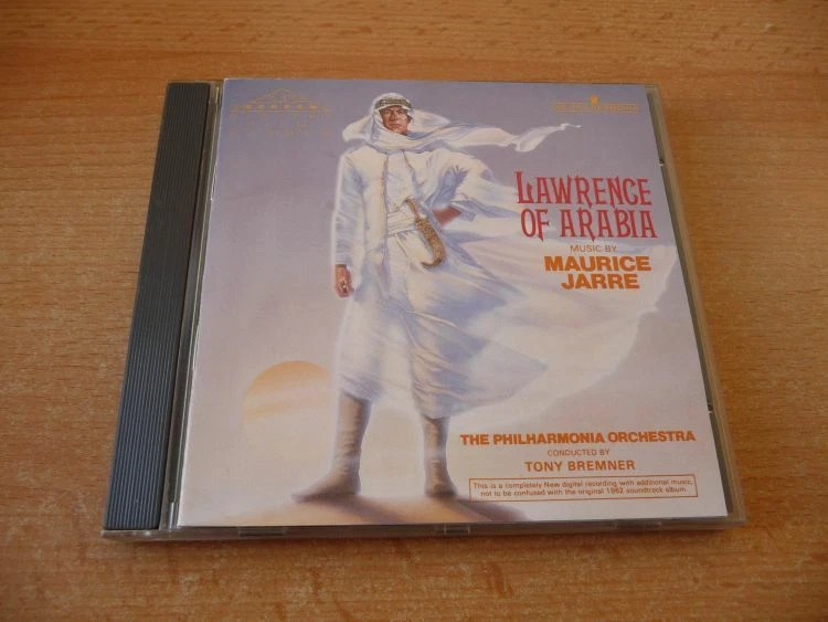 CD Soundtrack Lawrence of Arabia - Maurice Jarre - 1988/1989 - Bild 1 von 1