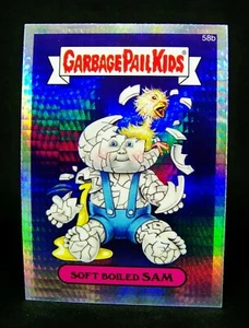 GPK - 2014 - Chrome 2nd Series - PRISM Refractor Card #58b Soft Boiled SAM - CS2 - Picture 1 of 2