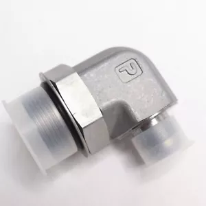 Triple-Lok 90° Straight Thread Elbow 37° Flare / SAE-ORB - Picture 1 of 2