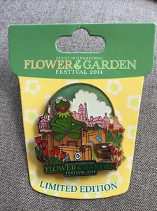 Walt Disney World Epcot 2014 Flower Garden Festival Muppets Kermit Limited Pin - Bild 1 von 3