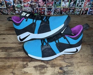 Größe 13 - Nike PG 2 Blue Lagoon AJ2039-402 Basketballschuh Sneaker Herren schwarz " - Bild 1 von 7