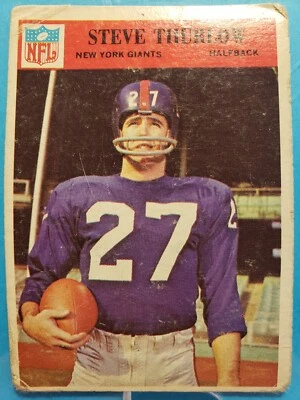1966 PHILADELPHIA FOOTBALL #129 STEVE THURLOW - Image 1 of 2