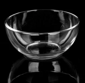 4 Clear Glass Bowls 6 in. for Kitchen Prep Dessert Dips Soups Salads Cereal and - Picture 1 of 2