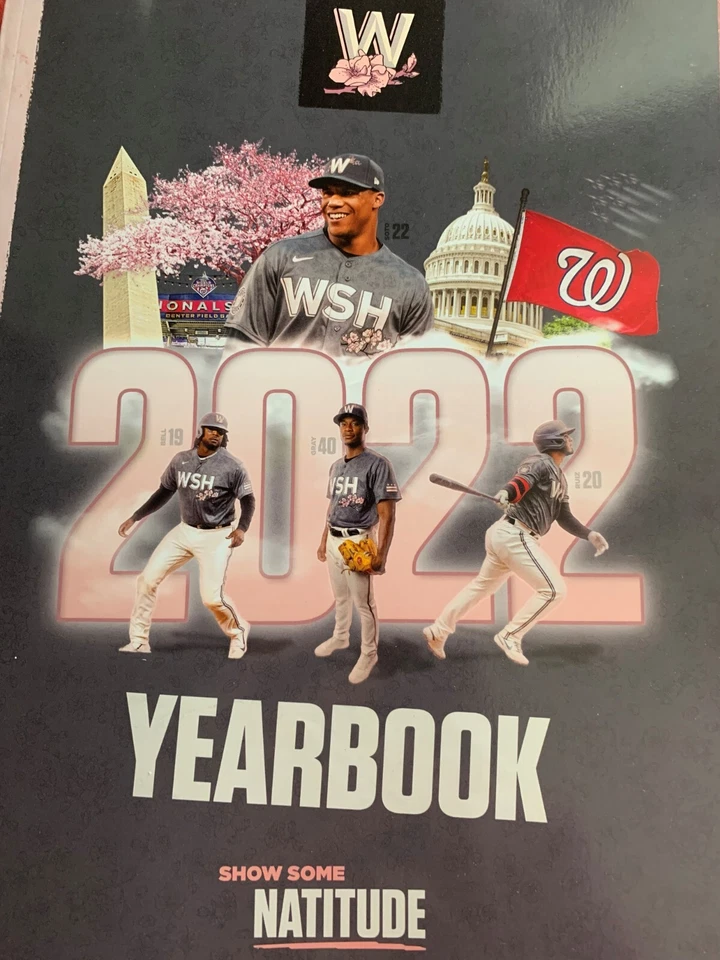 2022 WASHINGTON NATIONALS YEARBOOK MLB PROGRAM WORLD SERIES ? BASEBALL 208 PG.S - Image 1 of 1