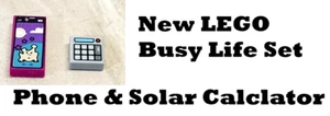 New LEGO Video Game on PHONE Smart Cell Handset Solar Calculator Printed Parts - Picture 1 of 1