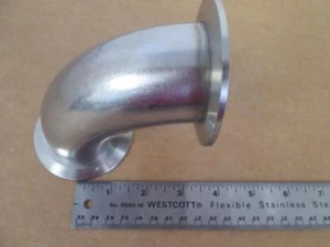 MFG Unknown KF-50 ST/ST 90 Degree Elbow Vacuum Fitting ISO-KF Flange Size NW-50 - Picture 1 of 6