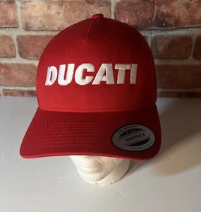 Ducati Adjustable Strapback Hat Cap Red/ White Letters - Bild 1 von 6