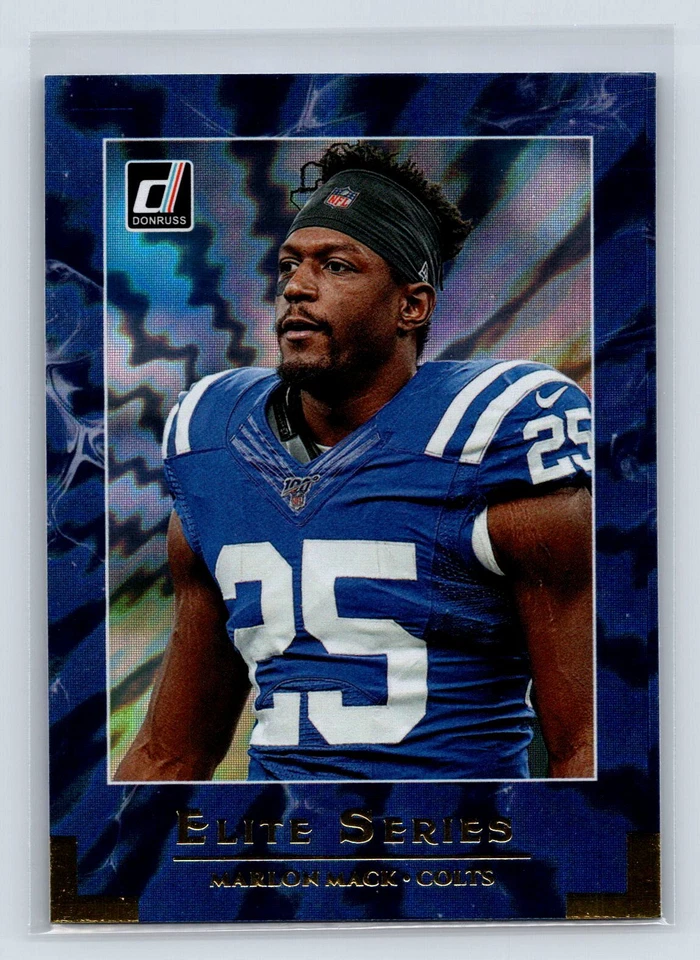 Marlon Mack 2020 Donruss #ES-MM Elite Series Indianapolis Colts 1-1 - Image 1 of 2