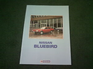 July 1988 Nissan BLUEBIRD inc ZX TURBO & EXECUTIVE - UK 20 PAGE COLOUR BROCHURE
